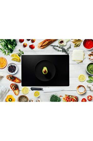 Saban Avakado Cam Kesme Tahtası - Cam Kesme Tablası | 30 Cm X 40 Cm